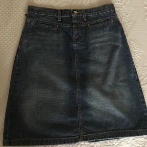 Polo Jeans Denim Racer Knee Skirt